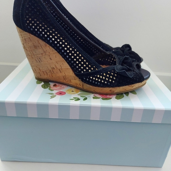 Nine West wedge shoes size 7.5 - Picture 2 of 7